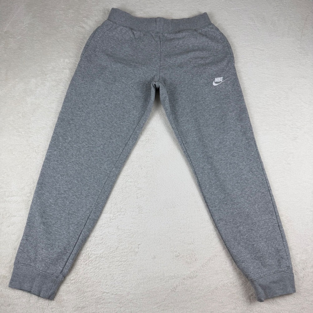 Nike Youth Grey‎ Joggers Sweatpants Logo Size L